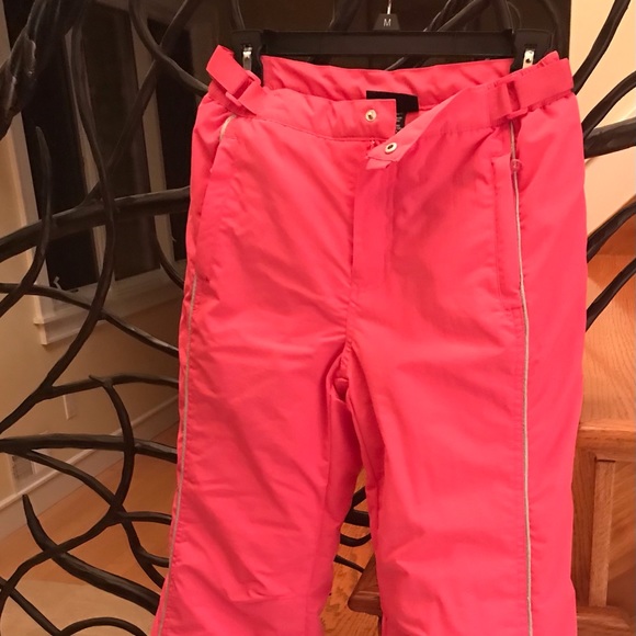 Athletech Pink Snow Skis Pants 10/12 - Picture 1 of 8